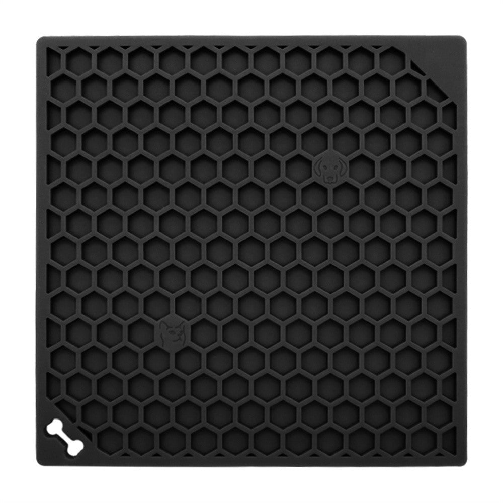 Honeycomb Lick Mat – Slow Feeder with Suction Cups