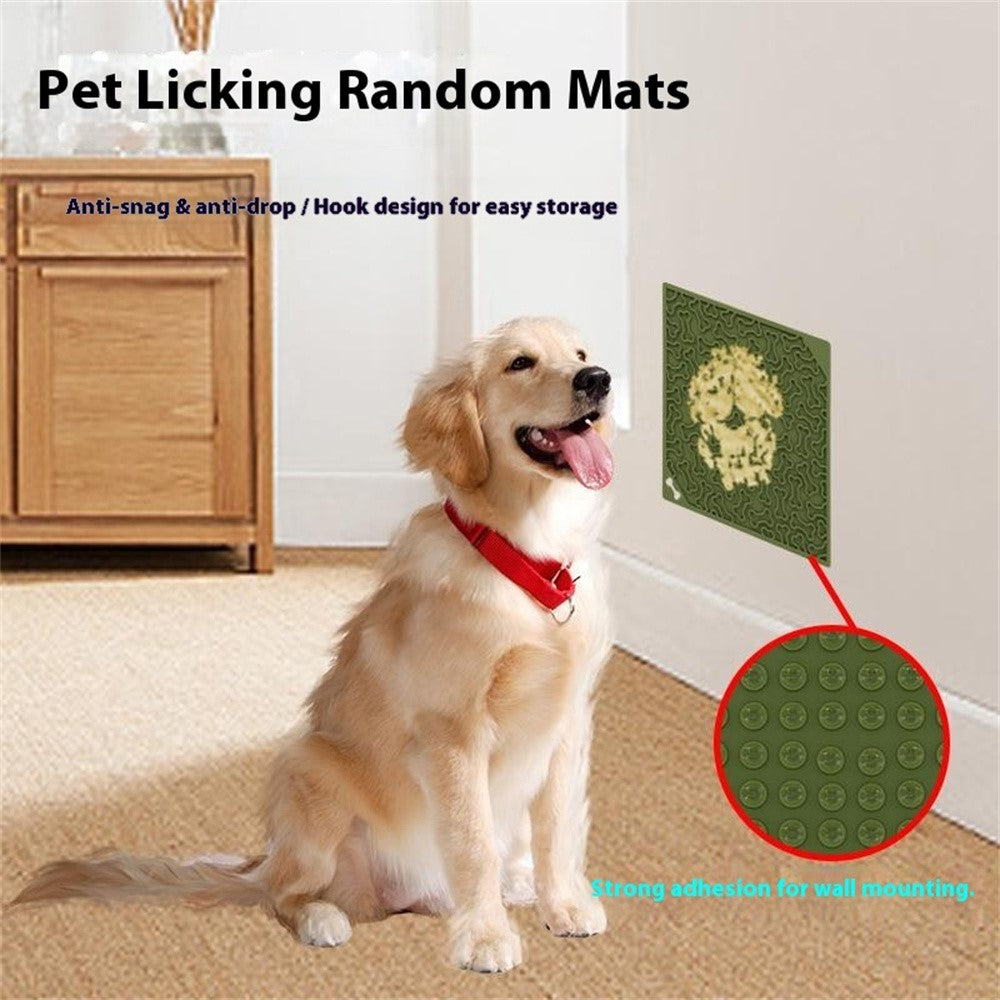 Bone-Shaped Lick Mat Slow Feeder – image 7