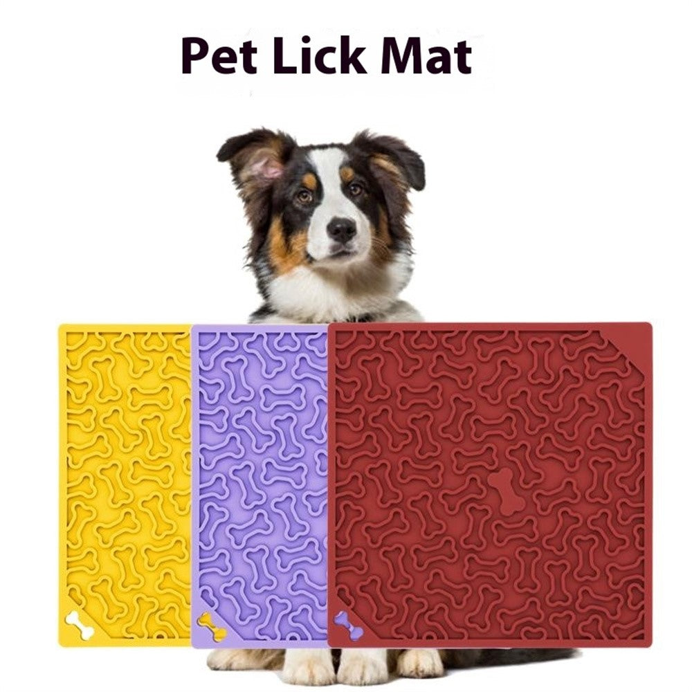 Bone-Shaped Lick Mat Slow Feeder – image 8
