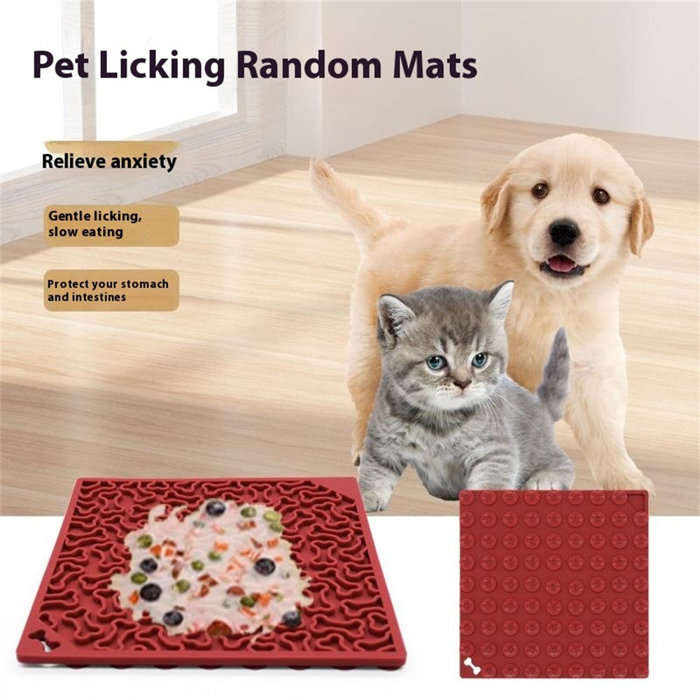 Bone-Shaped Lick Mat Slow Feeder – image 9