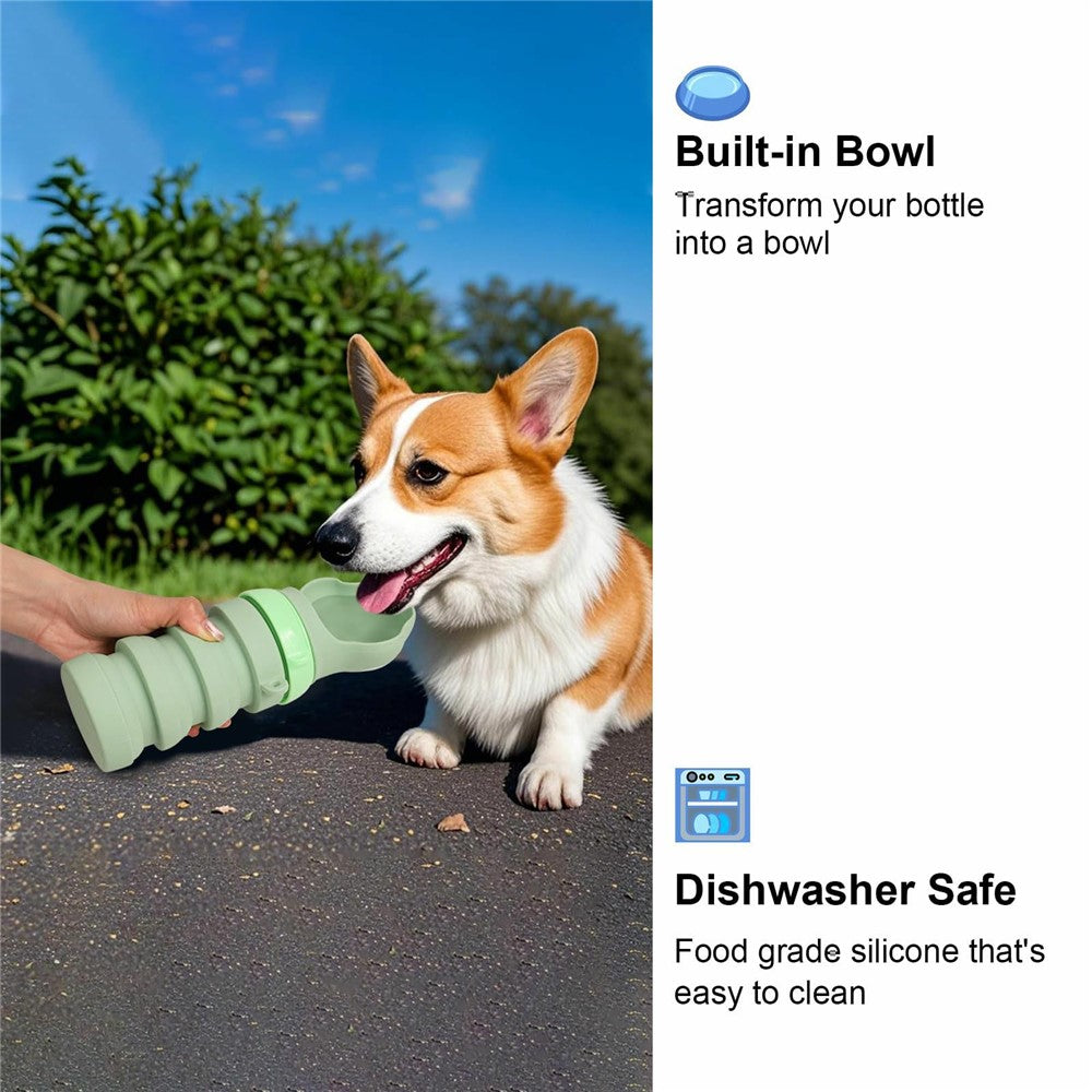 Collapsible Dog Water Bottle, 400ml – image 6