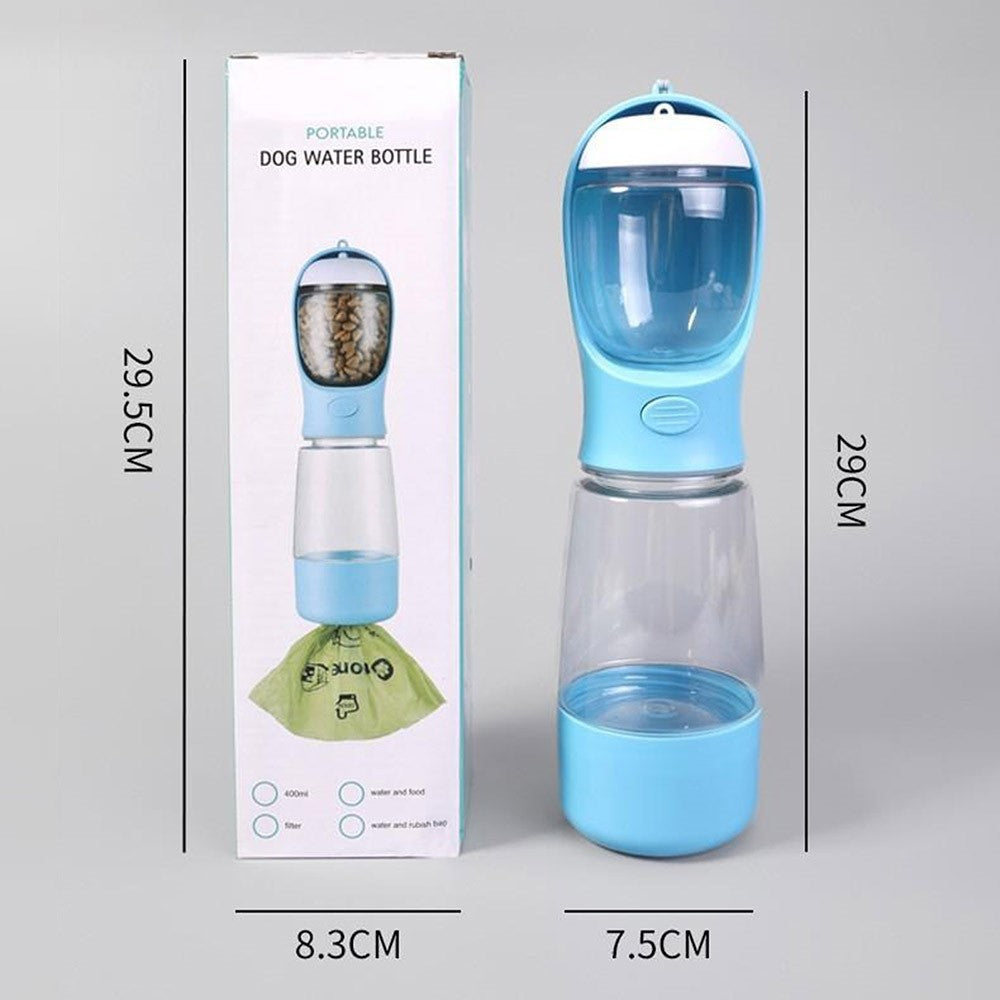 3-in-1 Pet Travel Water Bottle & Food Store – image 7