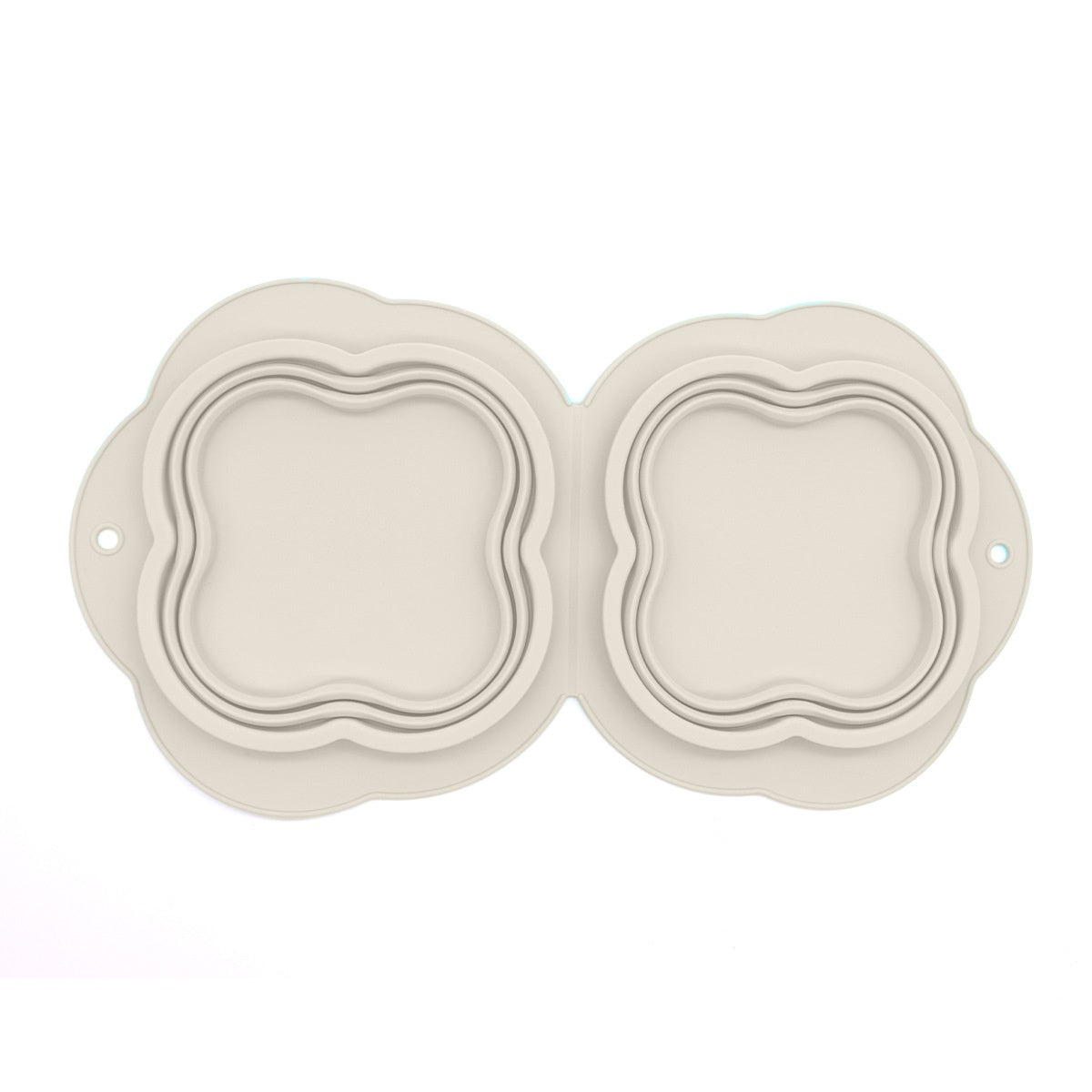 Collapsible Double Pet Bowl, Silicone – image 12