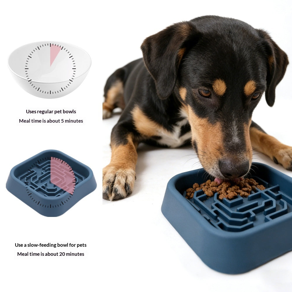 Silicone Slow Feeder Pet Bowl, Suction Cups – image 3