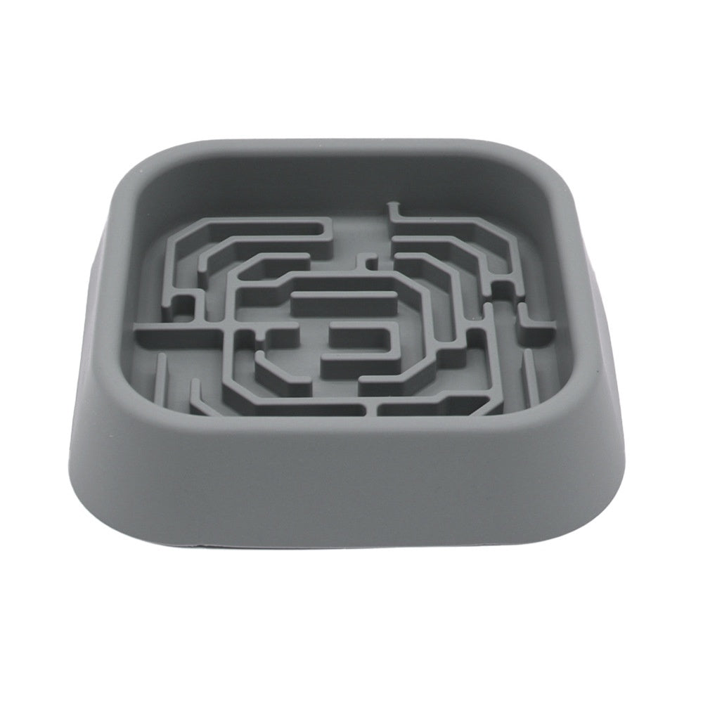 Silicone Slow Feeder Pet Bowl – Anti-Slip Suction Cups, BPA-Free