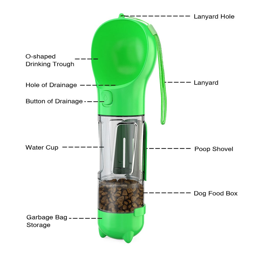 3-in-1 Dog Travel Set, 300ml Bottle – image 4