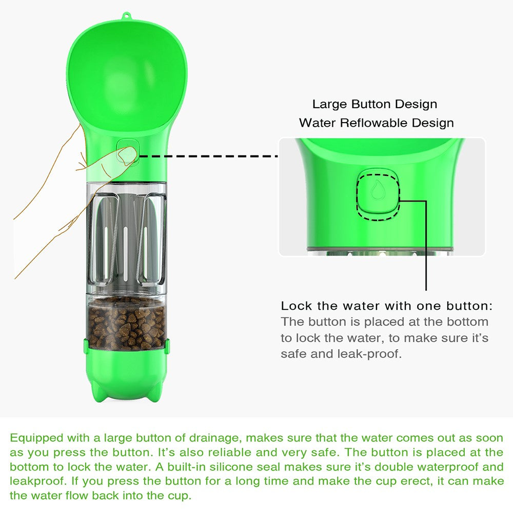 3-in-1 Dog Travel Set, 300ml Bottle – image 5