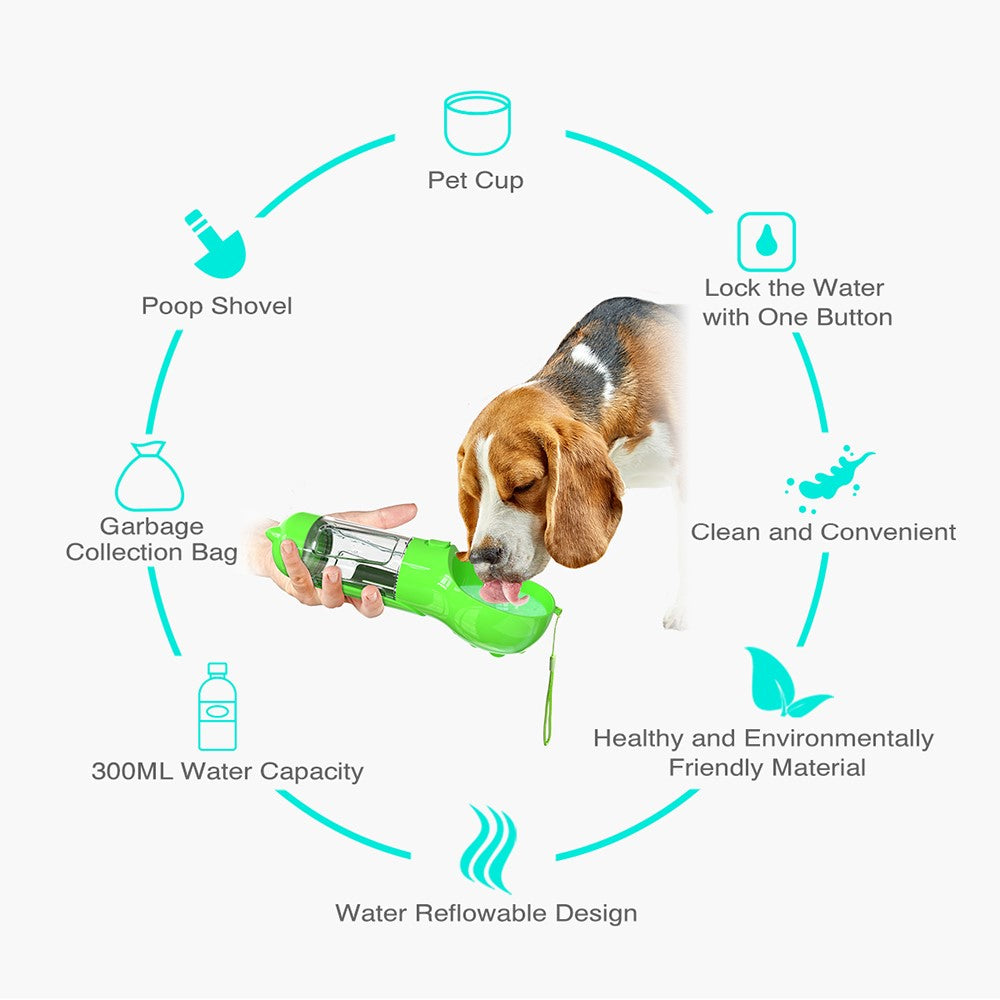 SH-01 2-in-1 Dog Water Bottle, 300ml – image 4
