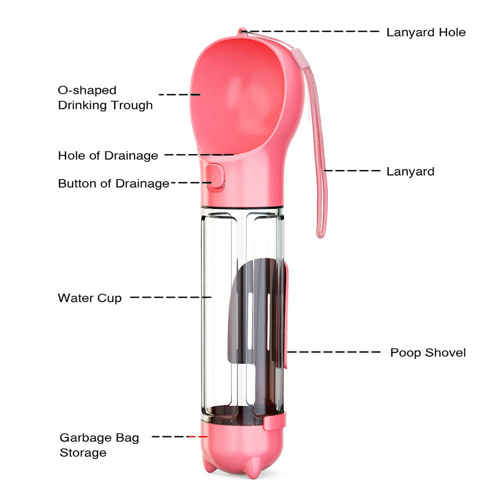 SH-01 2-in-1 Dog Water Bottle, 500ml – image 3