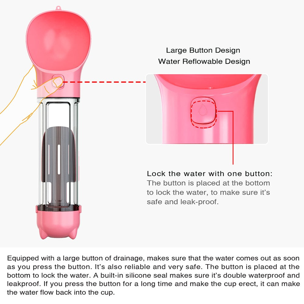 SH-01 2-in-1 Dog Water Bottle, 500ml – image 4