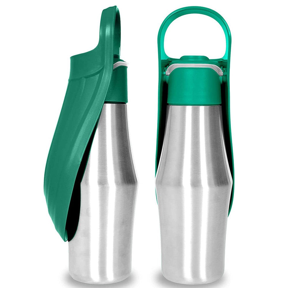 Stainless Steel Dog Water Bottle, Portable – image 7