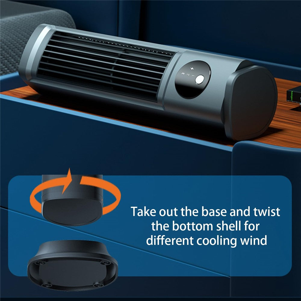 Rechargeable Bladeless Tower Fan – image 9