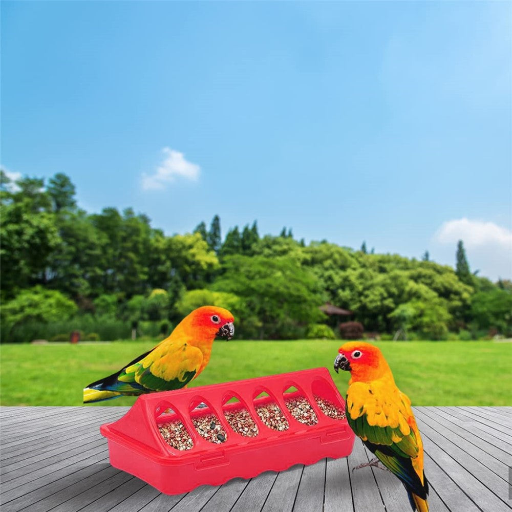 Flip-Top Poultry Feeder Tray, 12 Holes – image 9