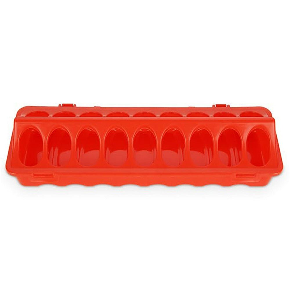 Flip-Top Poultry Feeder Tray – 18 Holes