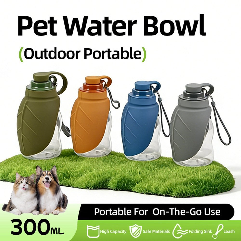 Foldable Pet Water Bottle, 300ml BPA-Free – image 11