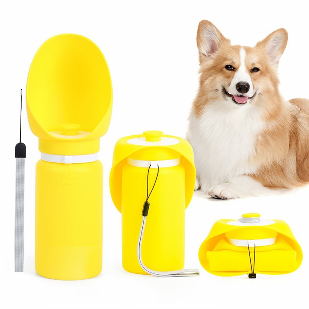 PET02 Foldable Silicone Dog Water Bottle – 550ml