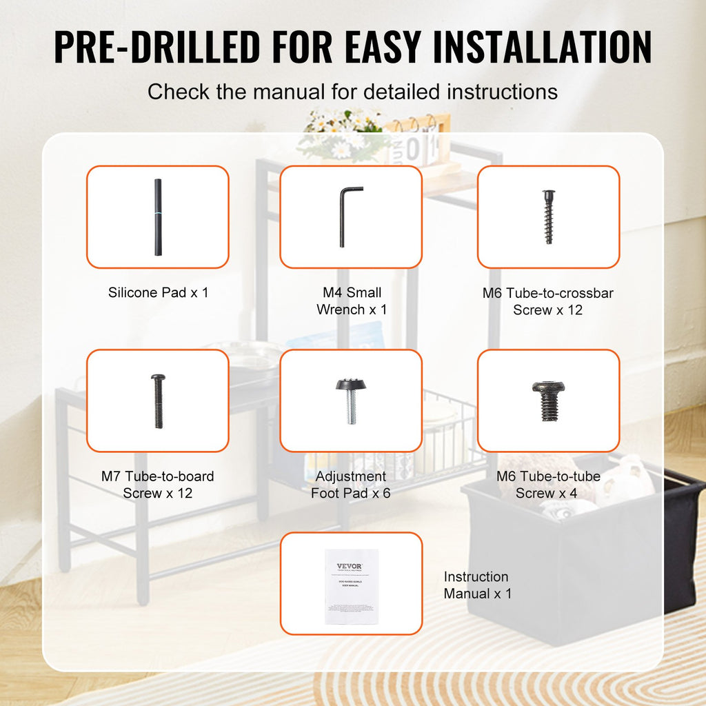 Elevated Dog Feeding Station with Storage – image 5