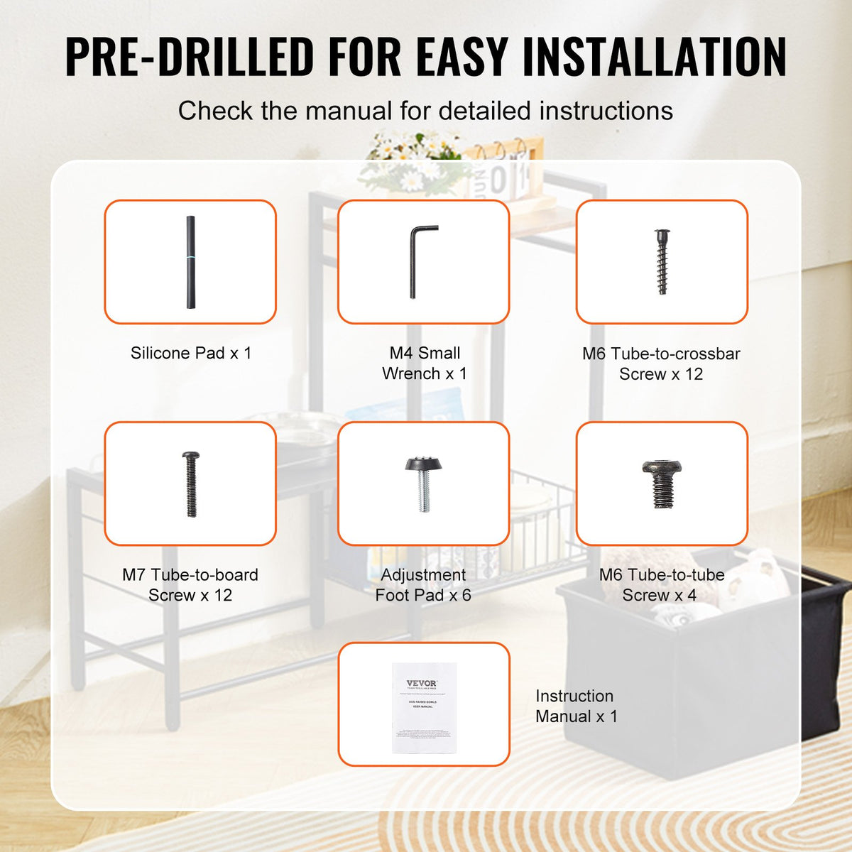 Elevated Dog Feeding Station with Storage – image 5