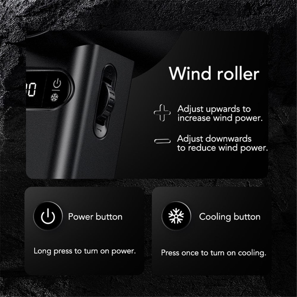 F83 High-Speed Turbo Handheld Fan – image 3