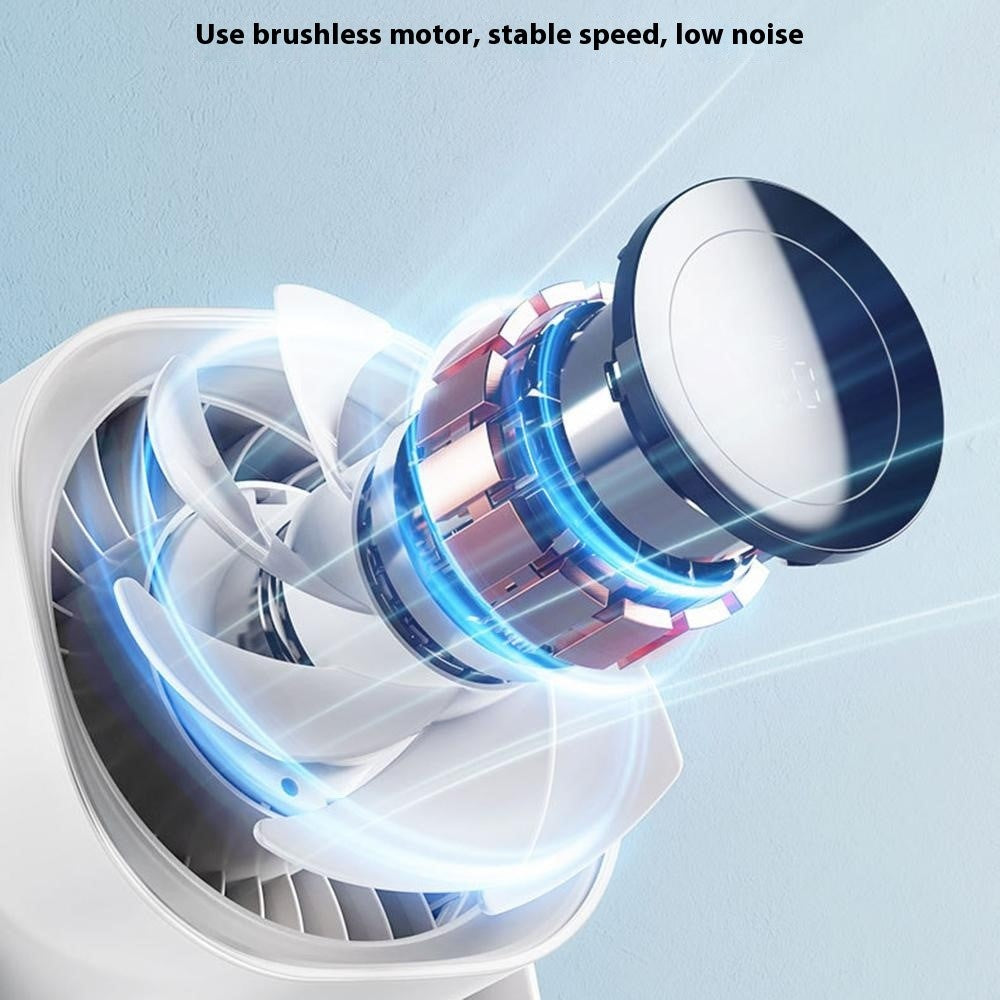 F87 Turbo Desktop Fan with Digital Display – image 8