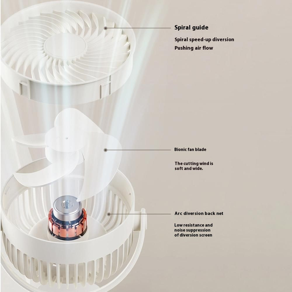 RD23 Clip-On Oscillating Desk Fan – image 10