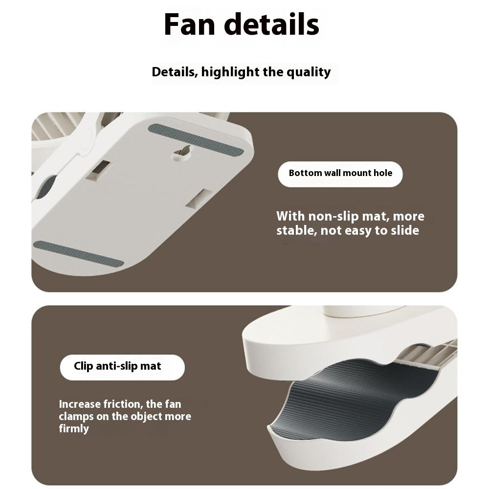 RD23 Clip-On Oscillating Desk Fan – image 12