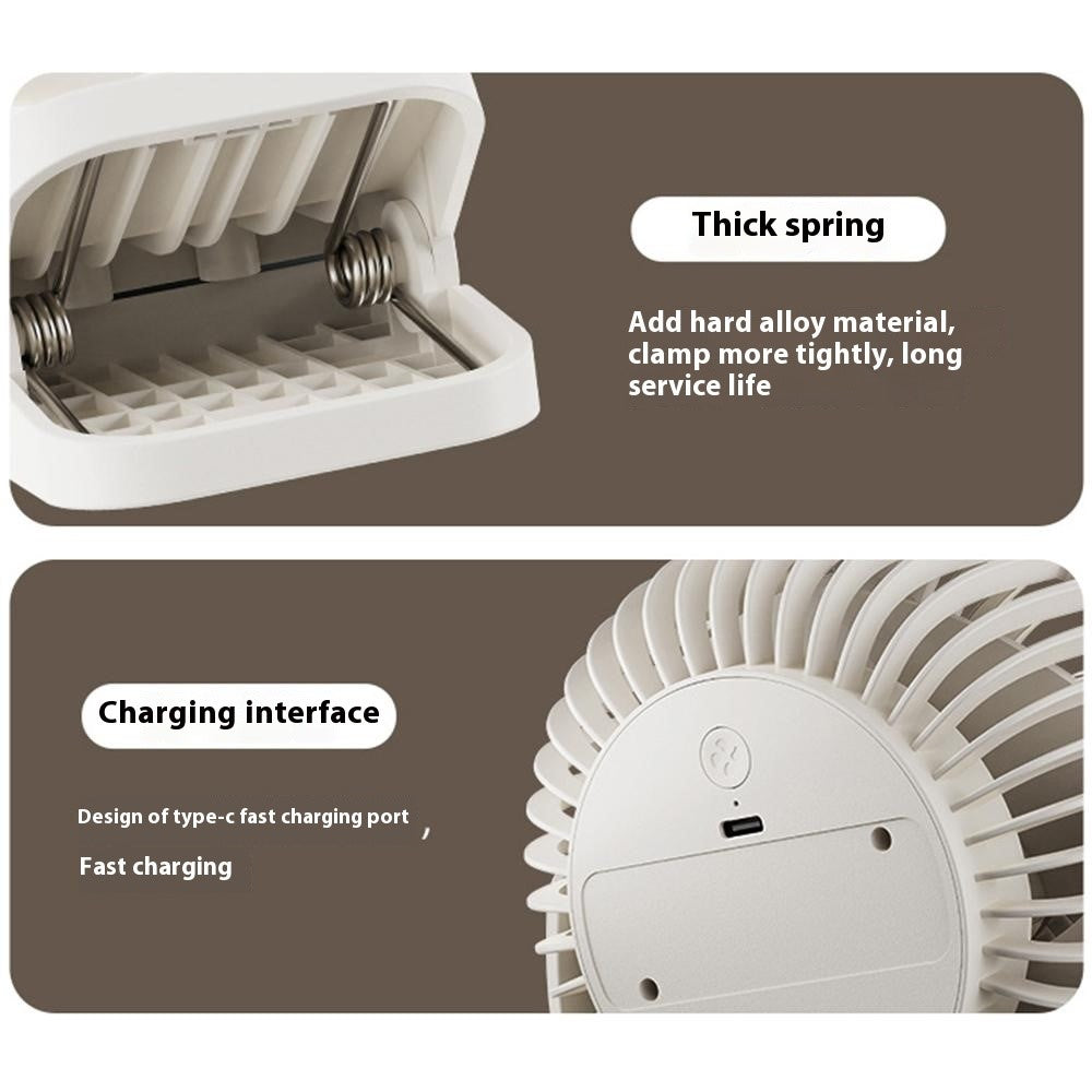 RD23 Clip-On Oscillating Desk Fan – image 13