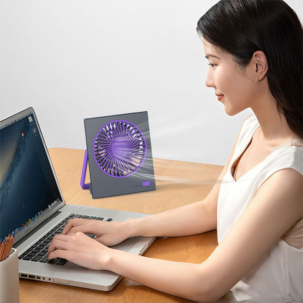 L19 Slim Desk Fan with Foldable Handle – image 2