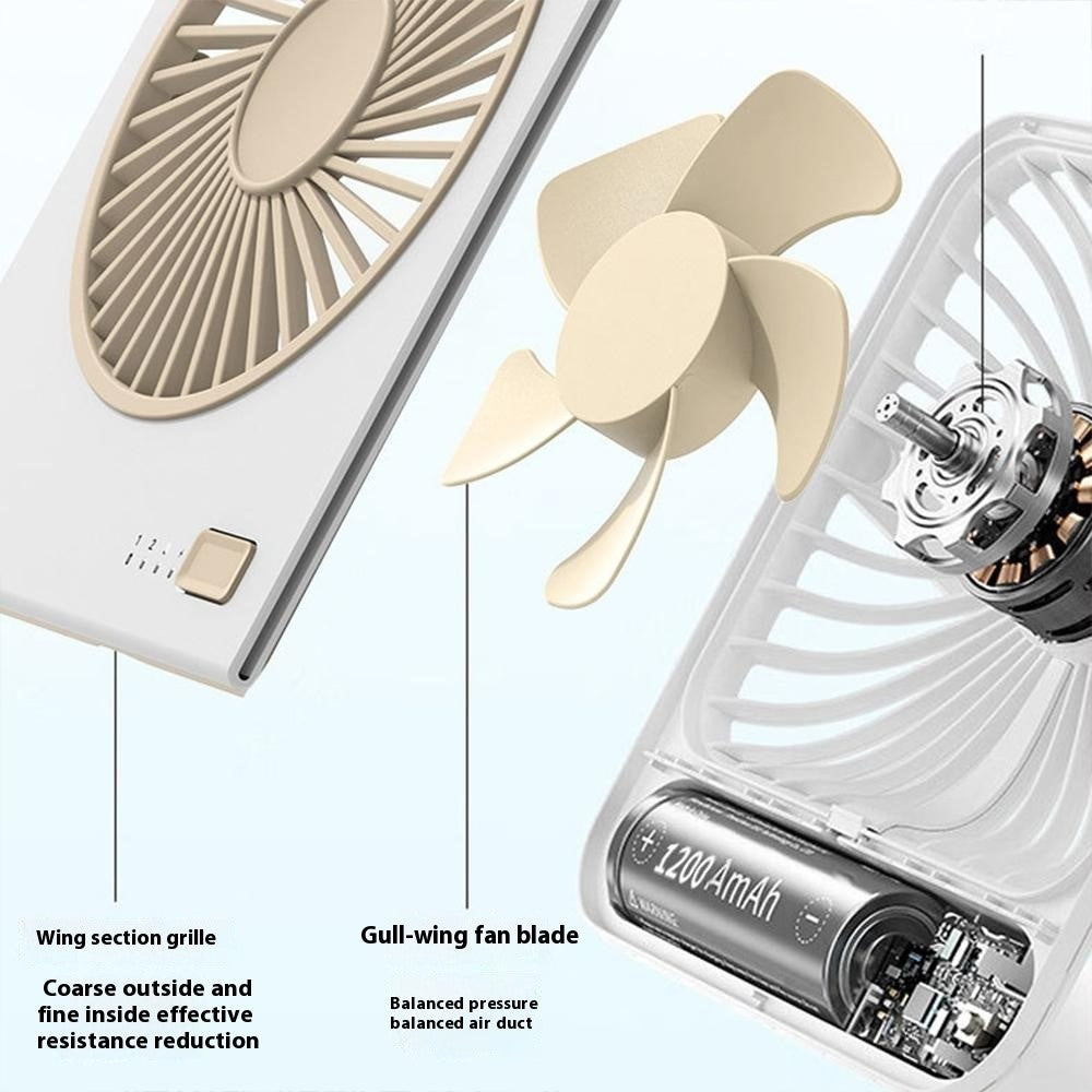 L19 Slim Desk Fan with Foldable Handle – image 4