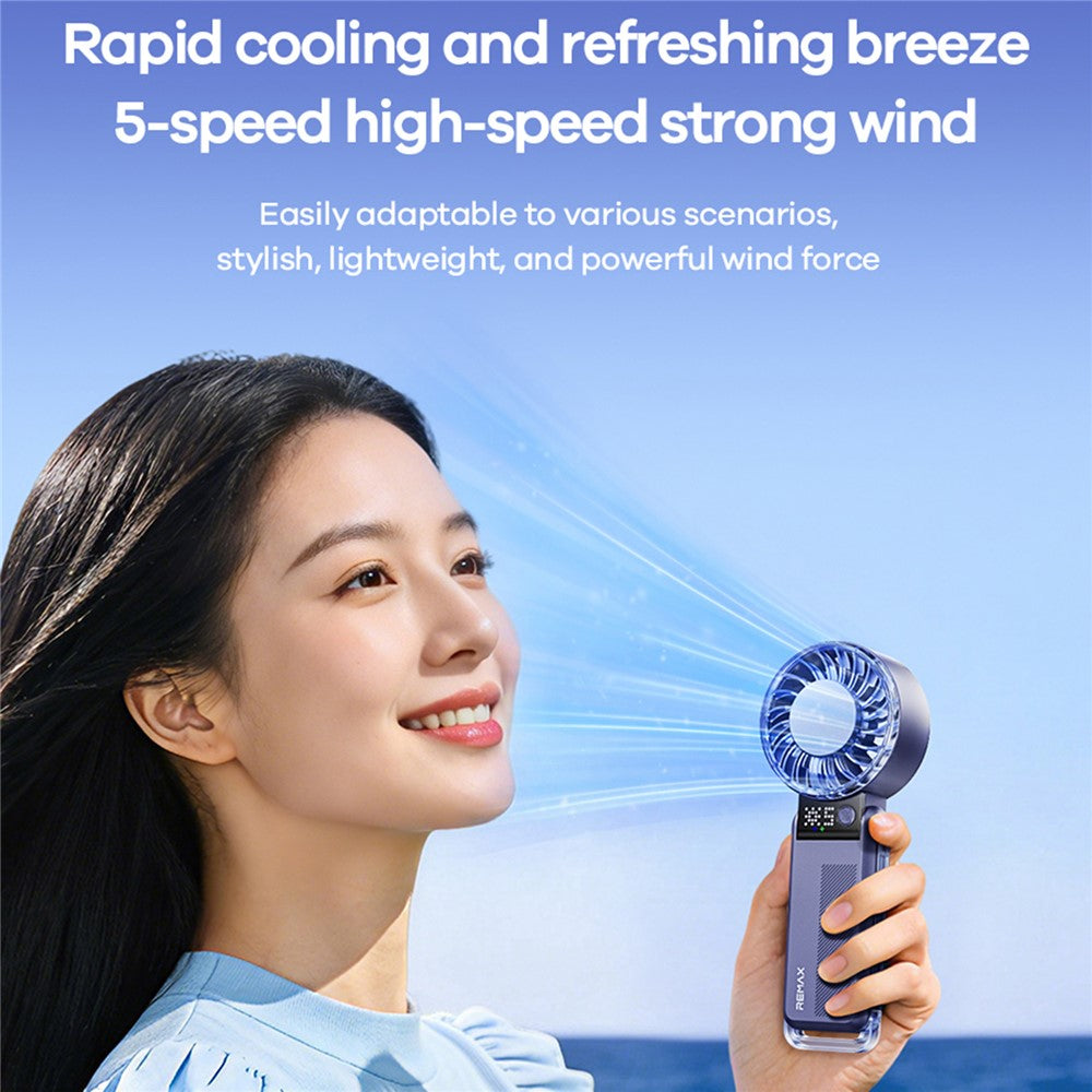 REMAX RS-SF27 Foldable Handheld & Desk Fan – image 3