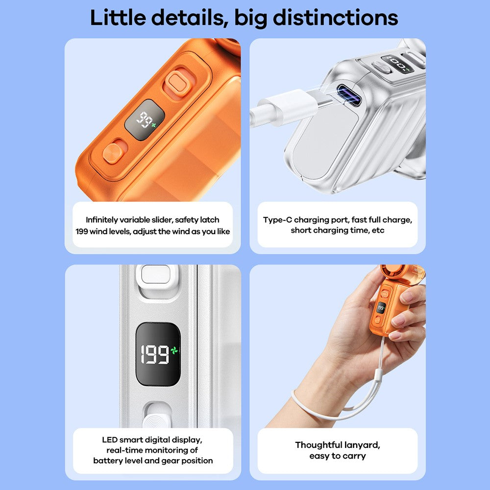 REMAX RS-SF25 Handheld Mini Fan – image 7