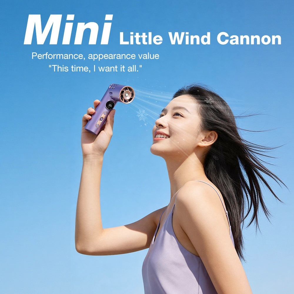 2-in-1 Lipstick-Style Mini Fan – image 11