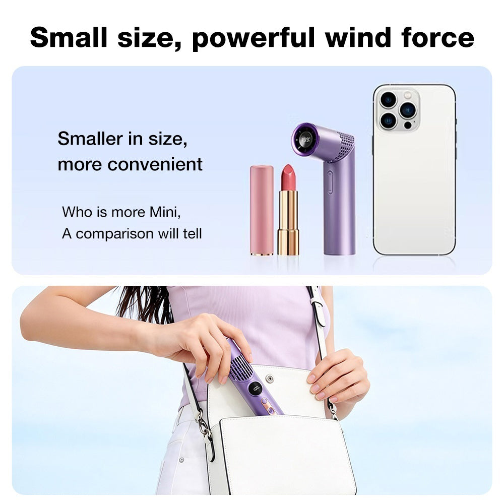 2-in-1 Lipstick-Style Mini Fan – image 12