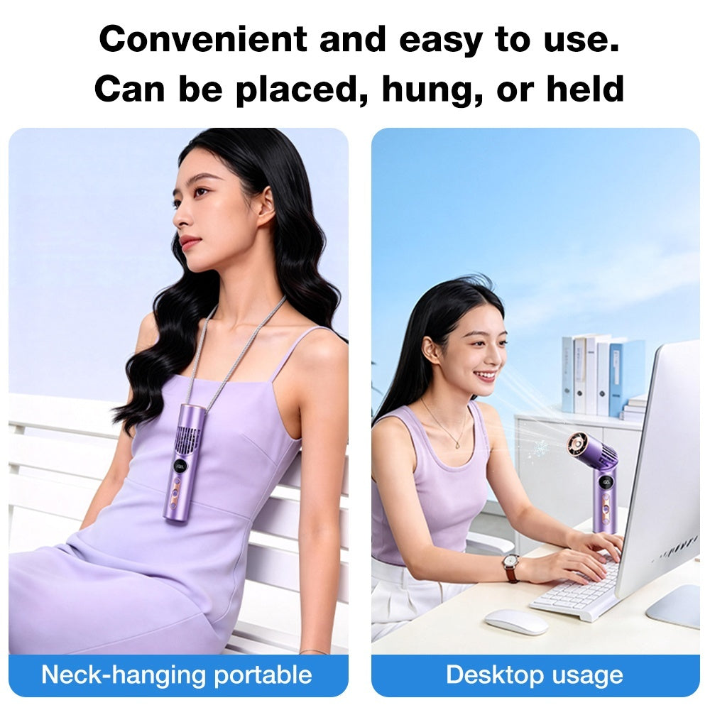 2-in-1 Lipstick-Style Mini Fan – image 13