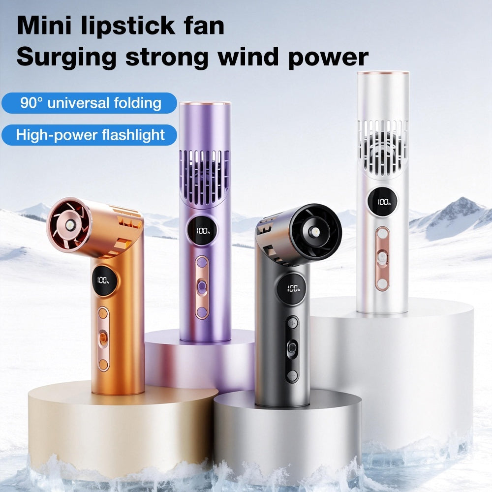 2-in-1 Lipstick-Style Mini Fan – image 14