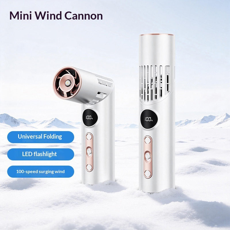 2-in-1 Lipstick-Style Mini Fan – image 2