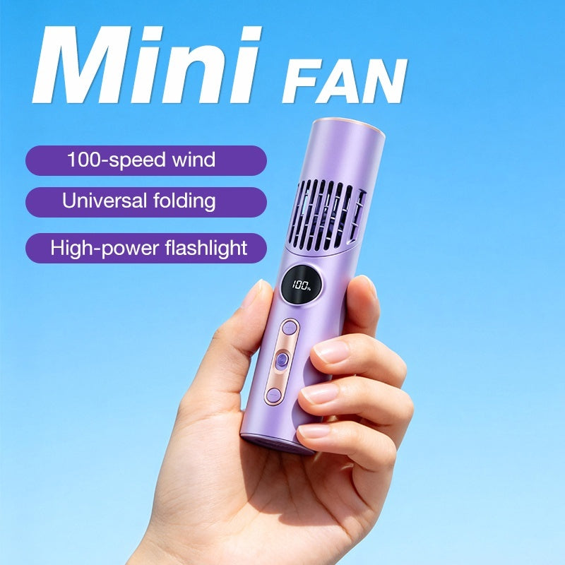 2-in-1 Lipstick-Style Mini Fan – image 3