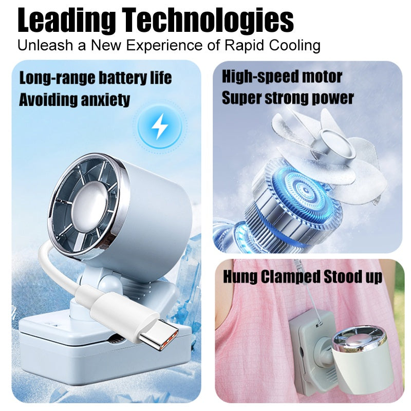 CYKE Digital Display Clip Fan – image 2