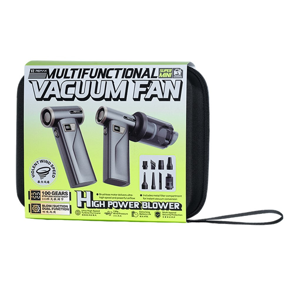 REMAX RS-SF29 2-in-1 Turbo Fan & Mini Vacuum – image 8