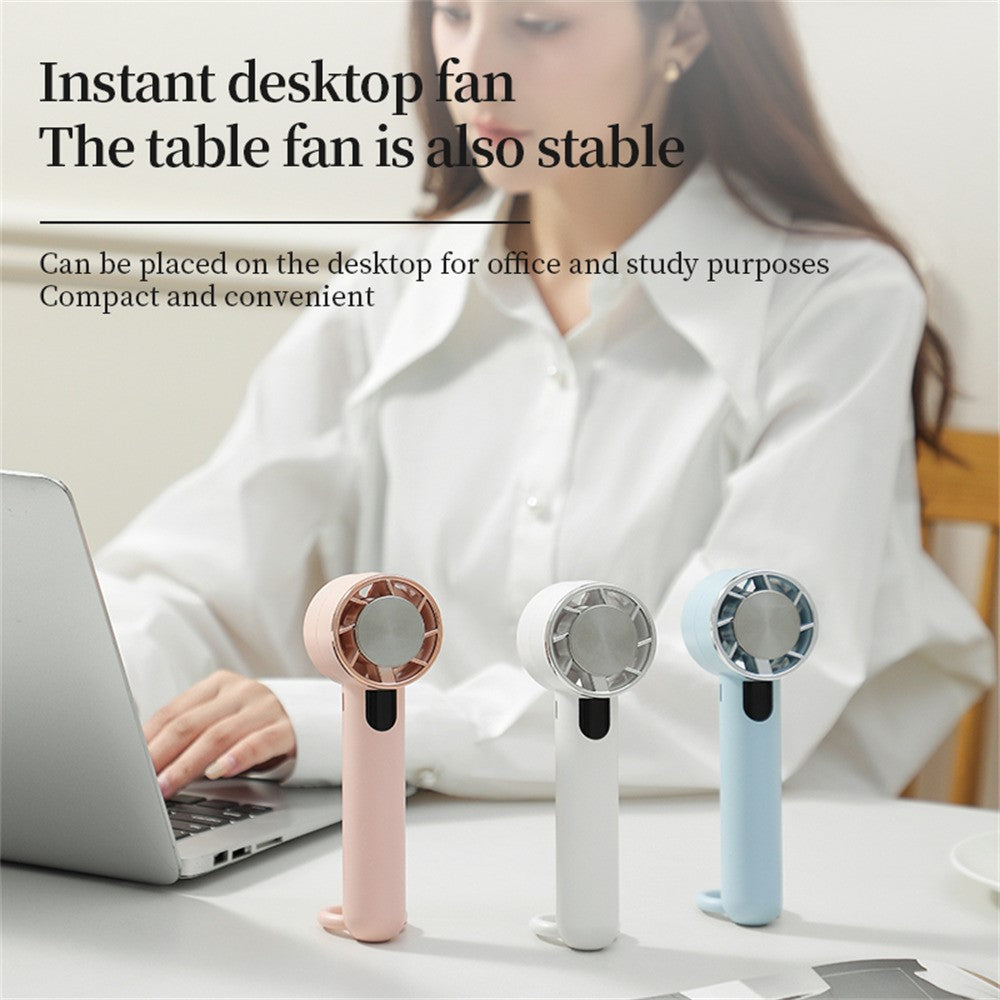 U-32 Handheld & Desktop Mini Fan with Digital Display – image 5