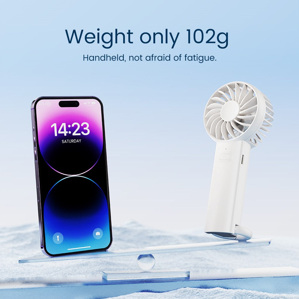 F99 Handheld & Desktop Fan with Buckle – image 3