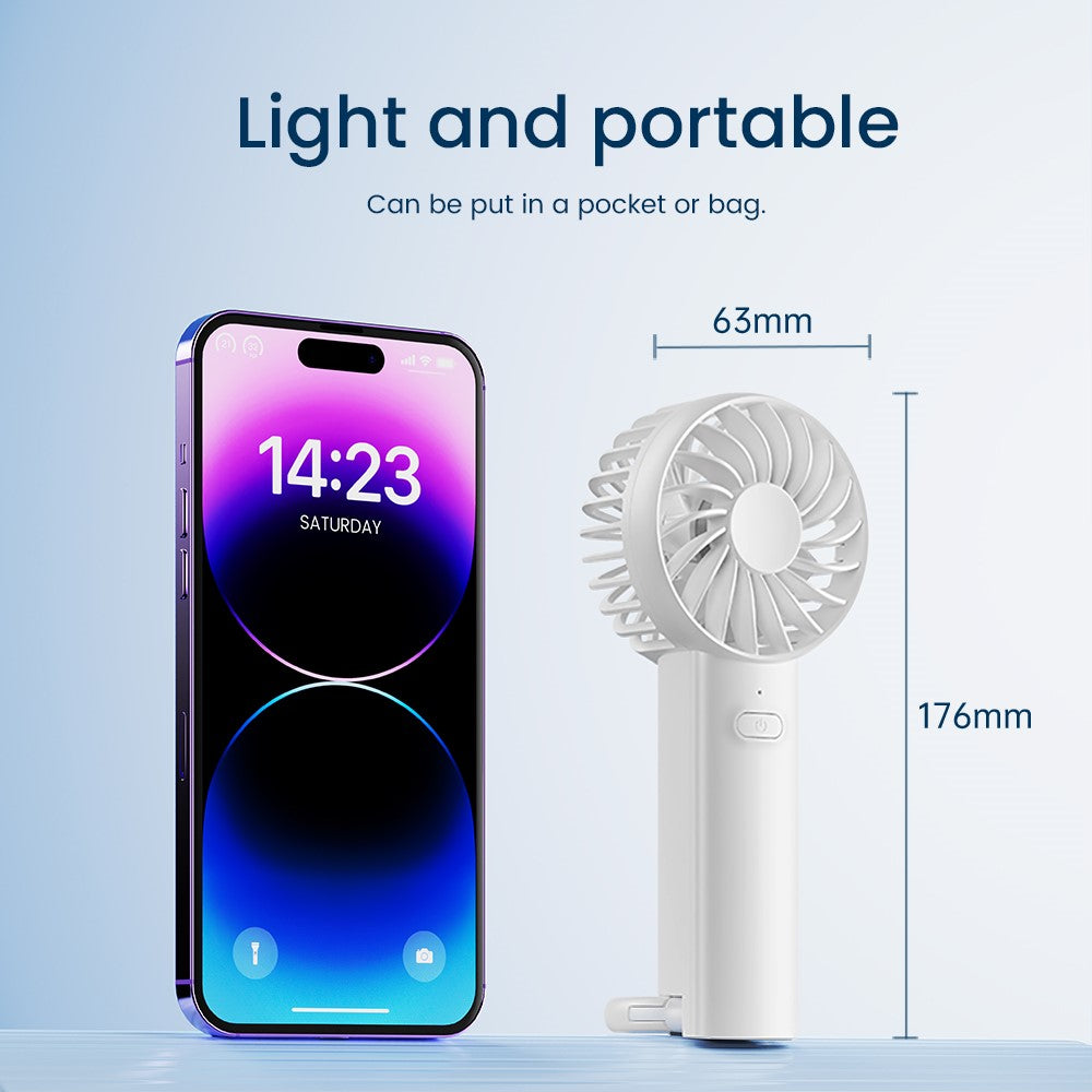 F99 Handheld & Desktop Fan with Buckle – image 4