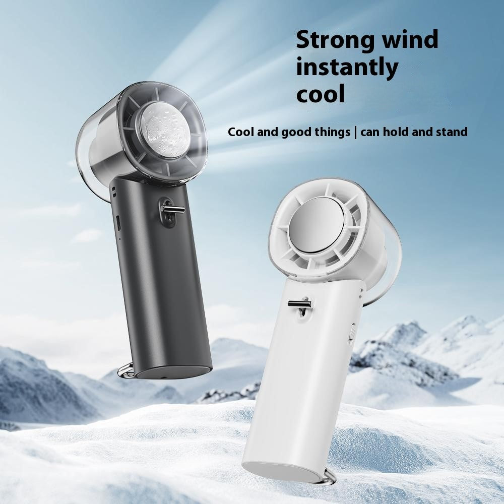 G10 Turbo Bladeless Folding Fan with Cold Compress – image 2