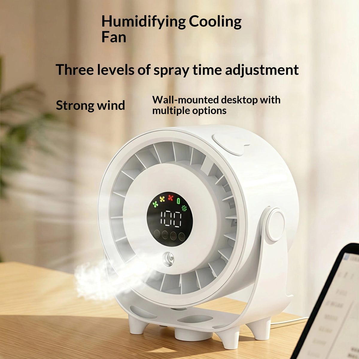 Z6 2-in-1 Cooling Fan & Humidifier – image 3