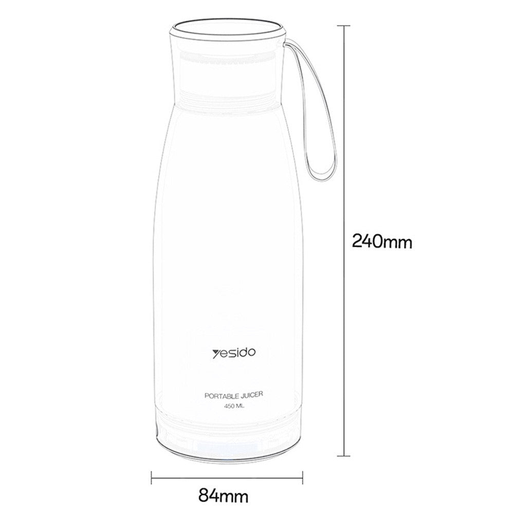 YESIDO EC17 450ml Portable Rechargeable Blender – image 12