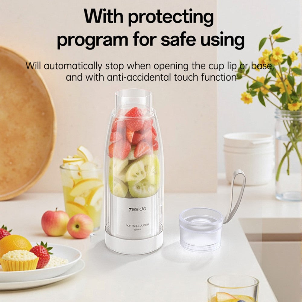YESIDO EC17 450ml Portable Rechargeable Blender – image 9