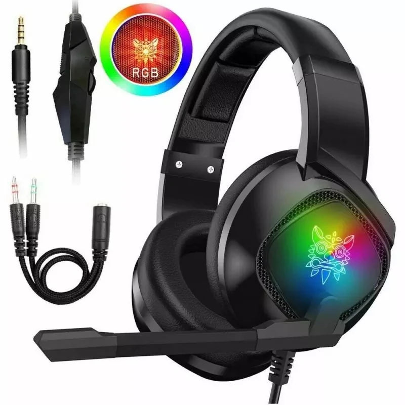 RGB Gaming Headset – Xbox & PS4 Over-Ear Headphones