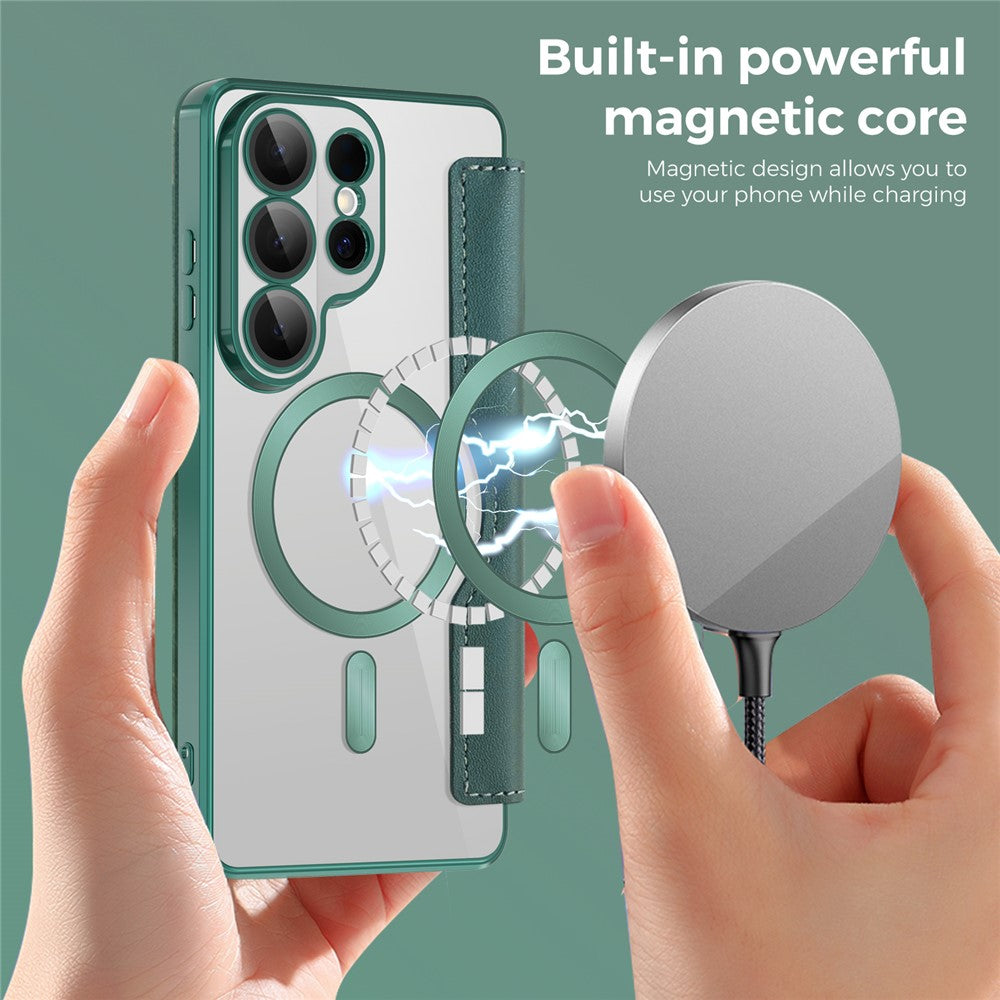 Magnetic Wallet Case for Samsung Galaxy S26 Ultra – RFID Card Holder