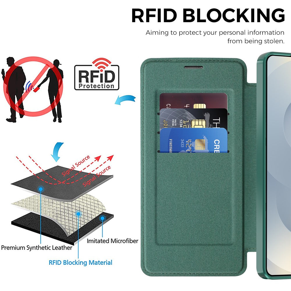 Magnetic Wallet Case for Samsung Galaxy S26 Ultra – RFID Card Holder