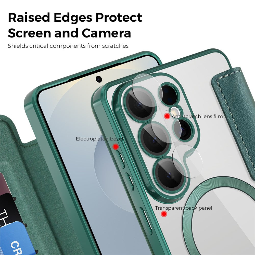 Magnetic Wallet Case for Samsung Galaxy S26 Ultra – RFID Card Holder
